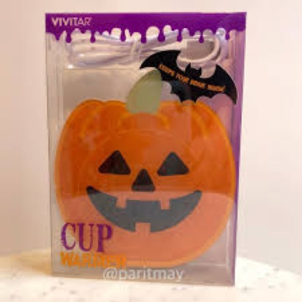✨NEW🎃Target Bullseye Playground Halloween Pumpkin Cup Warmer